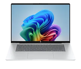 HP OmniBook 5 Next Gen AI 16, Windows 11 Home, 16", Qualcomm® Snapdragon®, 16GB RAM, 512GB SSD, 2K, Glacier silver