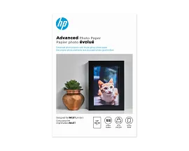 HP Advanced Photo Paper, Glossy, 65 lb, 4 x 6 in. (101 x 152 mm), 100 sheets Q6638A