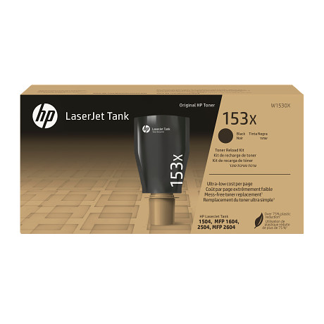 HP 153X W1530X eredeti fekete LaserJet Tank  1504 1604 2504 2604 tonerújratöltő készlet (5000 old.)