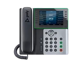 Poly Edge E550 IP Phone and PoE-enabled