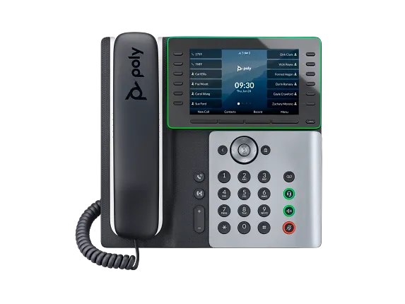 Series 1 of 4 Voice, Poly Edge E550 IP Phone and PoE-enabled