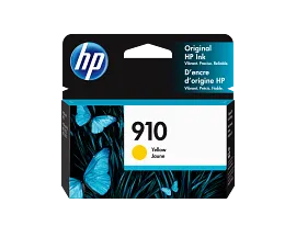 HP 910 Yellow Original Ink Cartridge, 3YL60AN#140