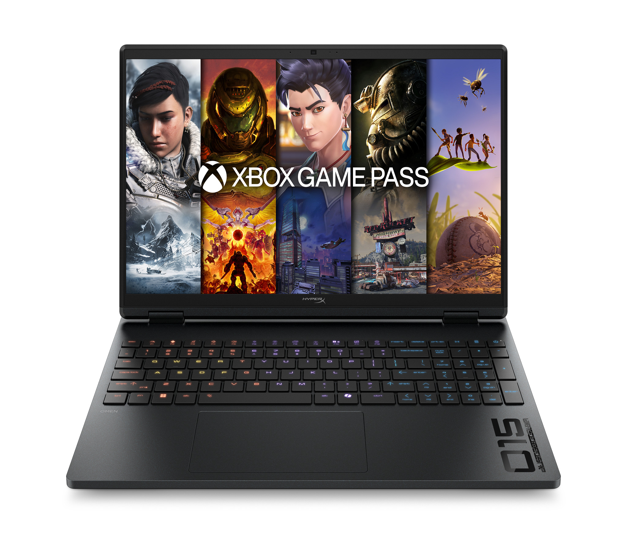 HyperX OMEN 15 inch Gaming Laptop PC 15, Windows 11 Home, 15.3", AMD Ryzen™ 7, 16GB RAM, 1TB SSD, NVIDIA® GeForce RTX™ 5070, 2.5K, Iridescent black