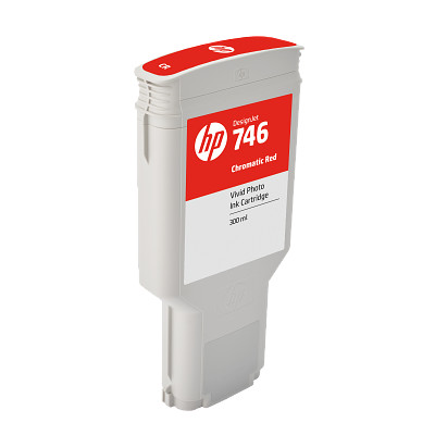 HP 746 Chromatic Red 300ml Cartridge