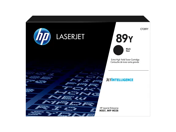 HP Laser Toner Cartridges and Kits, HP 89Y Extra High Yield Black Original LaserJet Toner Cartridge, CF289Y