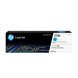 HP 218X High Yield Cyan Original LaserJet Toner Cartridge, W2181X