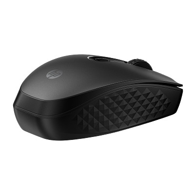 HP 695 Rechargeable Wireless Mouse NightfallBlack CoreSet WhiteBG RearRight