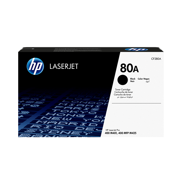 HP 80A Black Toner Cartridge CF280A CF280-00902d EMEA