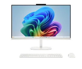 HP OmniStudio All-in-One Desktop Next Gen AI 27-cy0067t PC, Windows 11 Home, 27", Touch screen, Intel® Core™ Ultra 7, 32GB RAM, 1TB SSD, FHD, Cotton white