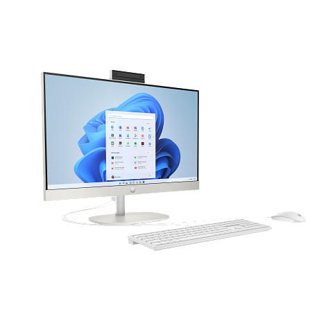 HP AY7P4EA 24-cr1002nn AIO 23.8" CU5/125U 8GB 512GB FreeDOS fehér nem érintőképernyős multifunkciós számítógép / PC