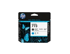 HP 773 Matte Black/Cyan DesignJet Printhead, C1Q20A