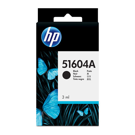 HP 51604A fekete tintapatron eredeti mindennapi papírhoz ThinkJet és QuietJet nyomtatókhoz (~750 000 karakter)