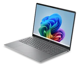 HP OmniBook 5 Laptop Next Gen AI 16, Windows 11 Home, 16", Intel® Core™ Ultra 5, 16GB RAM, 512GB SSD, 2K, Meteor silver