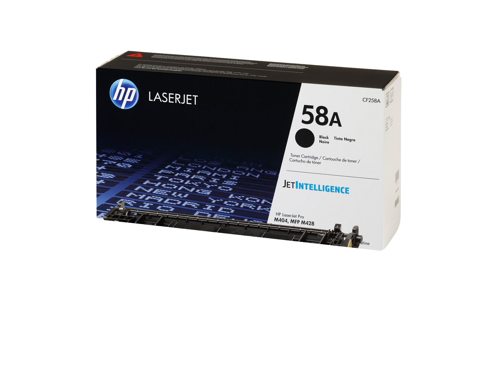 HP 58A Black Original LaserJet Toner Cartridge, ~3,000 pages, CF258A - Afbeelding 2 van 9