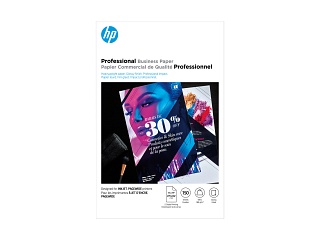 HP Professional Business Paper, Glossy, 48 lb, 11 x 17 in. (279 x 432 mm), 150 sheets CG932A - Img_Center_320_240