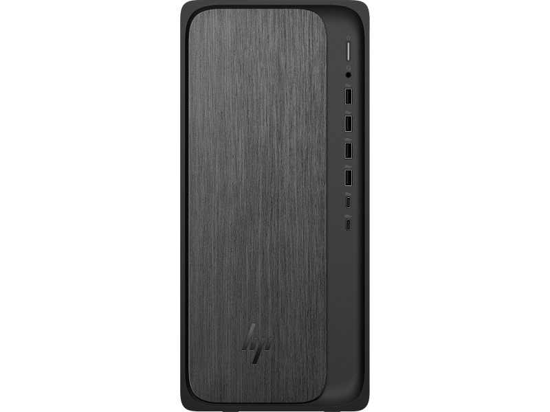 25C1_OmniDesk_16L_FF_Jet Black_Gray Wood_CoreSet_Front_M2937353