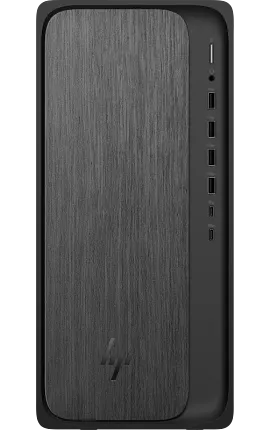 HP OmniDesk Desktop M02-0095m PC, Windows 11 Home, AMD Ryzen™ 7, 16GB RAM, 2TB SSD, NVIDIA® GeForce RTX™ 3050, Gray wood