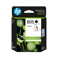 HP 805 Color/Black Ink Cartridge Combo 2-Pack