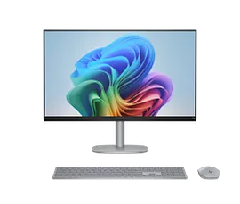 HP OmniStudio X All-in-One Desktop Next Gen AI 27-cs1065t PC, Windows 11 Home, 27", Intel® Core™ Ultra 7, 16GB RAM, 1TB SSD, FHD, Meteor silver