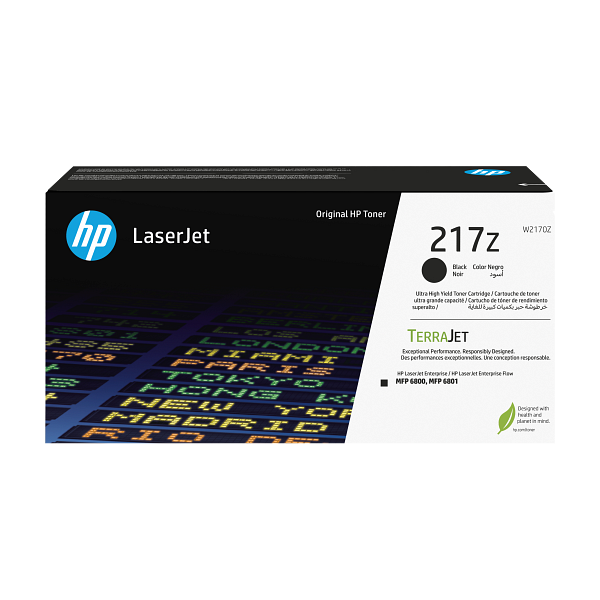 HP 217Z Black Ultra High Yield Toner Cartridge W2170Z W2170-00002a EMEA