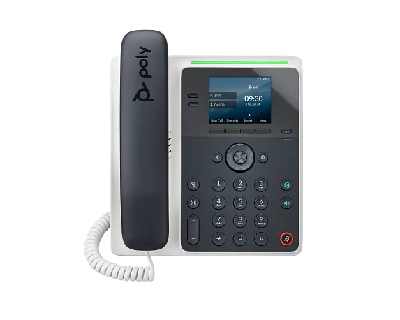 Voice, Poly Edge E100 IP Phone and PoE-enabled