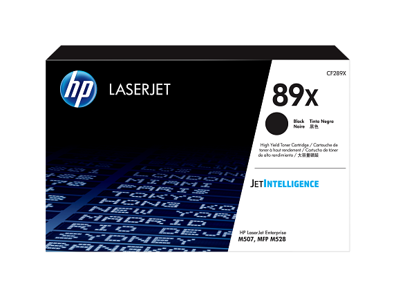 HP 89X Black Toner Cartridge CF289X CF289-00903a, USROW