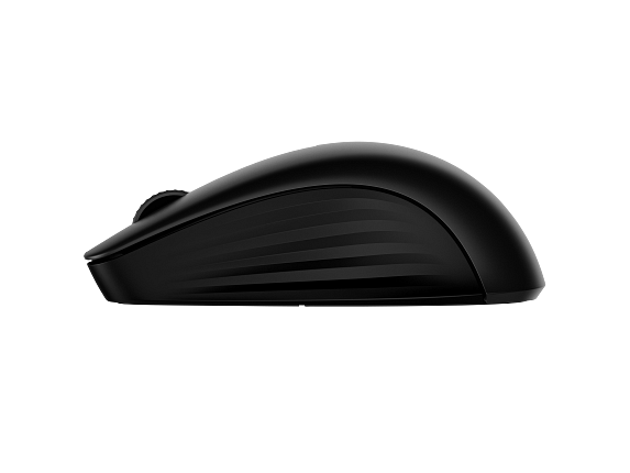 HP 650 Wireless Mouse Jet Black Left Profile
