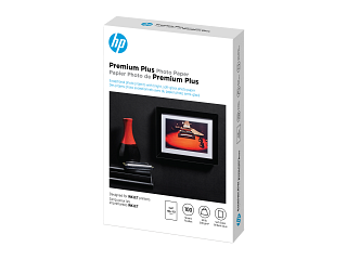 HP Premium Plus Photo Paper, Satin, 80 lb, 4 x 6 in. (101 x 152 mm), 100 sheets CR666A - Img_Left_320_240