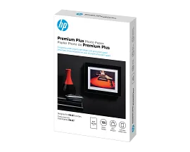 HP Premium Plus Photo Paper, Satin, 80 lb, 4 x 6 in. (101 x 152 mm), 100 sheets CR666A