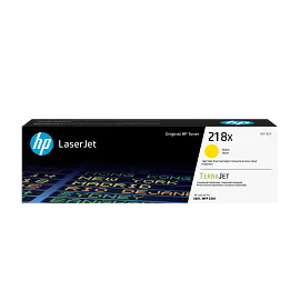 HP 218X High Yield Yellow Original LaserJet Toner Cartridge, W2182X