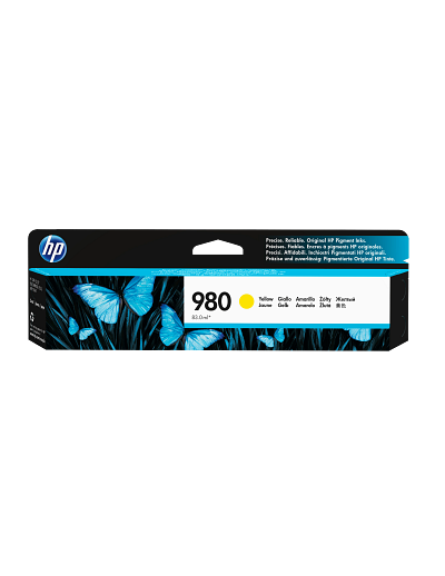 HP 980 Yellow Original Ink Cartridge for US Government