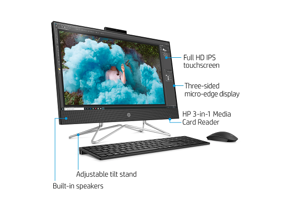 HP All-in-One 24-df1036xt PC, 23.8