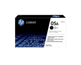 HP 05A Black Original LaserJet Toner Cartridge, CE505A