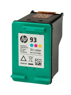 HP 93 Tri-color Original Ink Cartridge, C9361WN#140