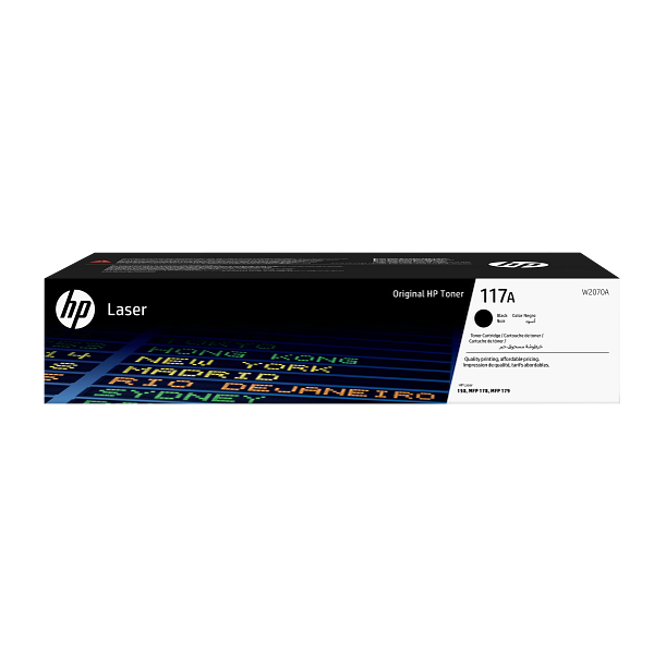 HP Laser 117A Black Toner Cartridge W2070A W2070-00003a EMEA