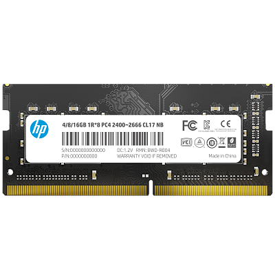 HP DDR4 2400MHz 16 GB SODIMM | HP® Support