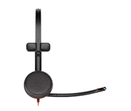 Poly Blackwire 3215 Monaural USB-C Headset +3.5mm Plug +USB-C/A Adapter