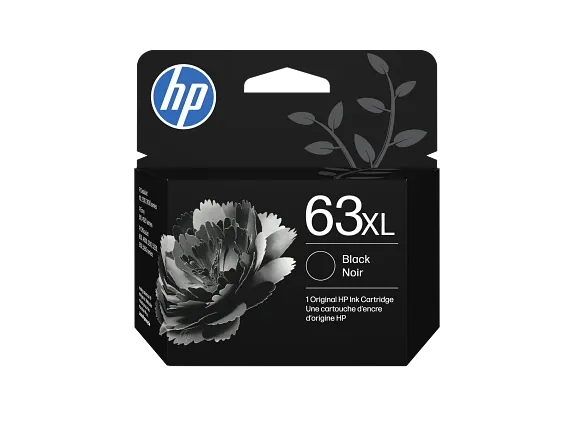 HP® 63XL Black Printer Ink Cartridge (F6U64AN#140)