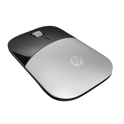 2c16 - HP Wireless Mouse Z3700 Turbo Silver, matte/glossy finish Catalog, Rear Left Facing