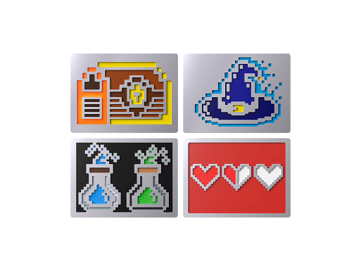 HyperX 8 Bit Series Magnetic Badge