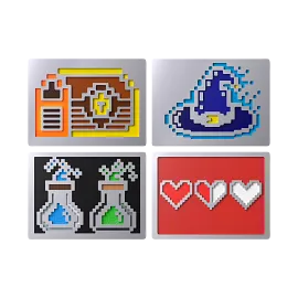 HyperX Badge Pack - 8 Bit Magnetic Badges