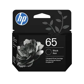 HP 65 Black Original Ink Cartridge, N9K02AN#140