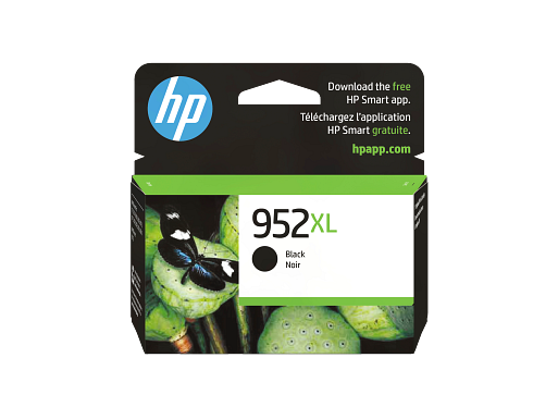 HP 952XL High Yield Black Original Ink Cartridge, F6U19AN#140