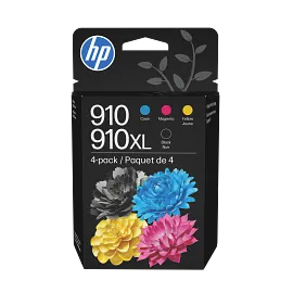 HP 910 CMY/910XL Black Combo 4-Pack NA, 3JB41AN#140