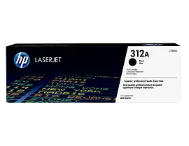 HP 312A Black Original LaserJet Toner Cartridge, CF380A