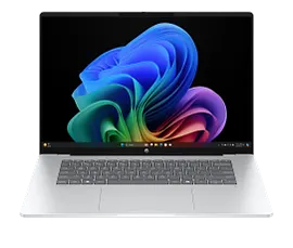 HP OmniBook 5 Next Gen AI 16, Windows 11 Home, 16", Qualcomm® Snapdragon®, 16GB RAM, 256GB SSD, 2K, Glacier silver