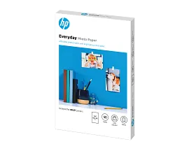 HP Everyday Photo Paper, Glossy, 52 lb, 4 x 6 in. (101 x 152 mm), 50 sheets CR758A
