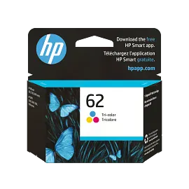 HP 62 Tri-color Original Ink Cartridge, C2P06AN#140