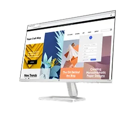 HP Series 5 23.8 inch FHD White Monitor - 524sw