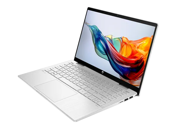 Series 3 of 8 HP Home Laptop PCs, HP Pavilion x360 2-in-1 Laptop 14, Windows 11 Home, 14", Touch screen, Intel® Core™ 7, 16GB RAM, 256GB SSD, FHD, Natural silver